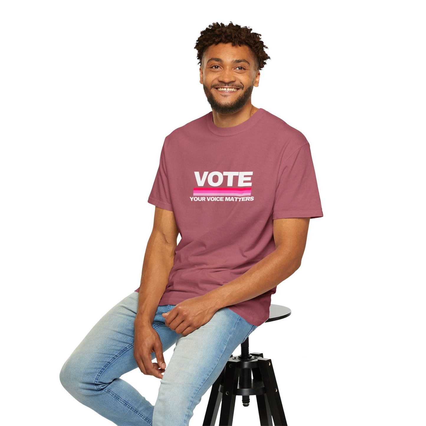 Unisex Garment-Dyed T-shirt | VOTE Your Voice Matters