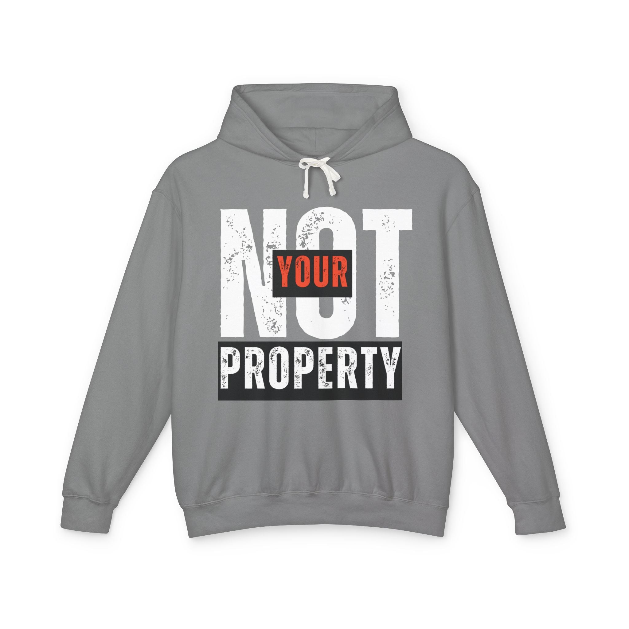 Not Your Property | 100% Cotton Men's Lightweight Hoodie | Sizes Up To 3XL