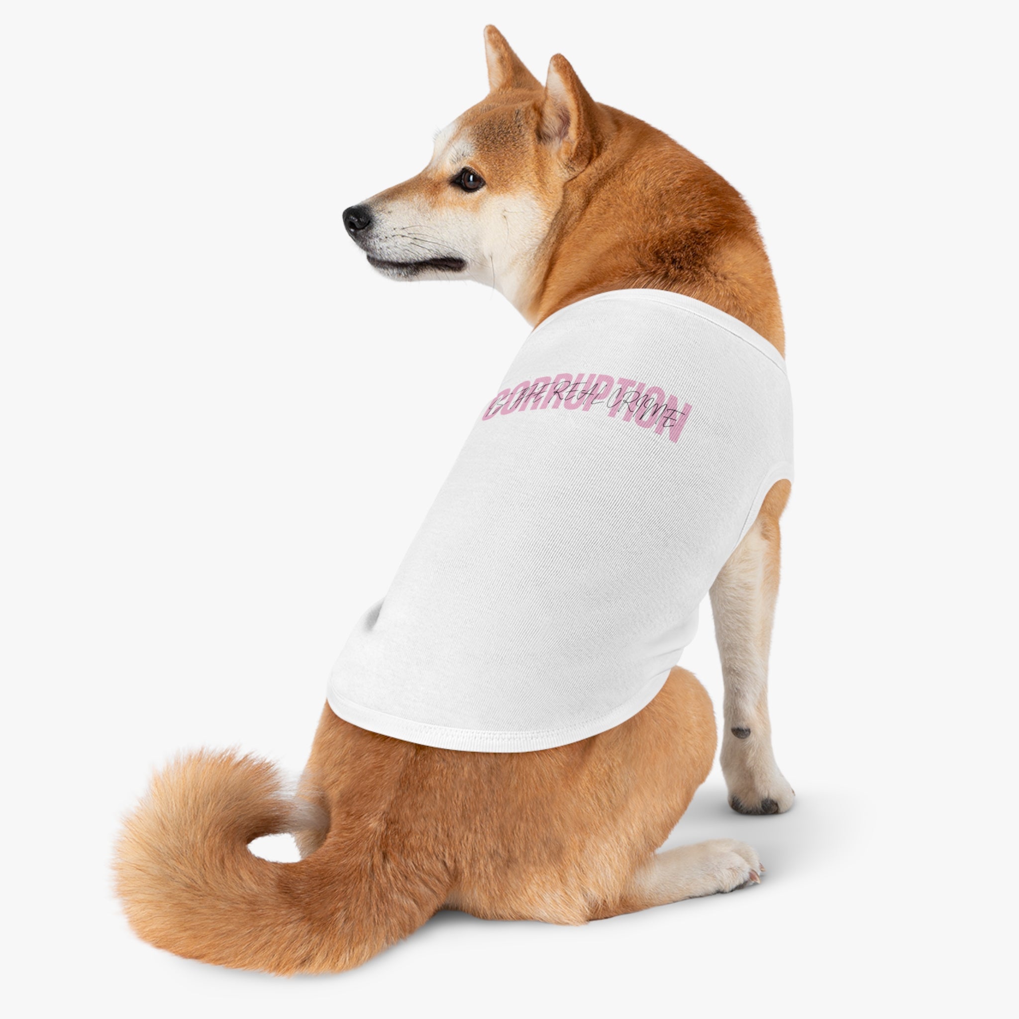 Corruption is The Real Crime | Pet Resistance Tank | Sizes M, L, XL