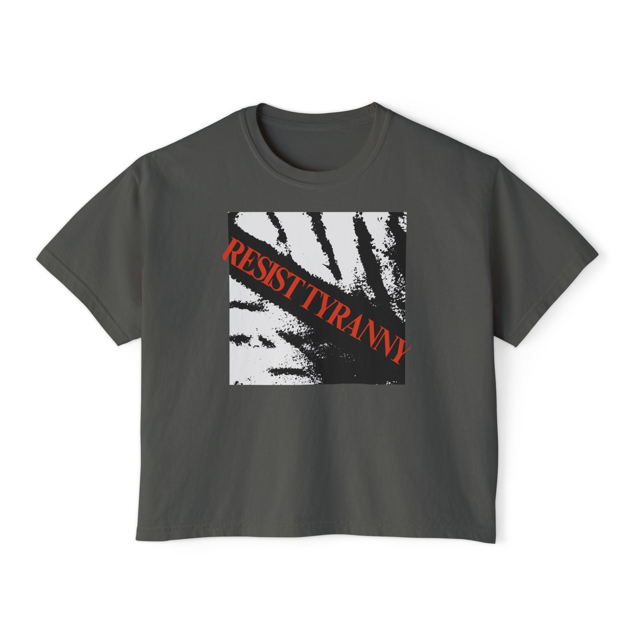 Resist Tyranny | Empowering Women's Boxy T-Shirt | Sizes Up To 2XL