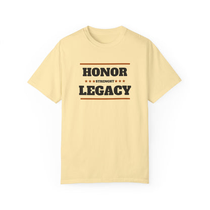 Honor. Strength. Legacy. | Men's 100% Cotton T-Shirt | Sizes Up To 4XL