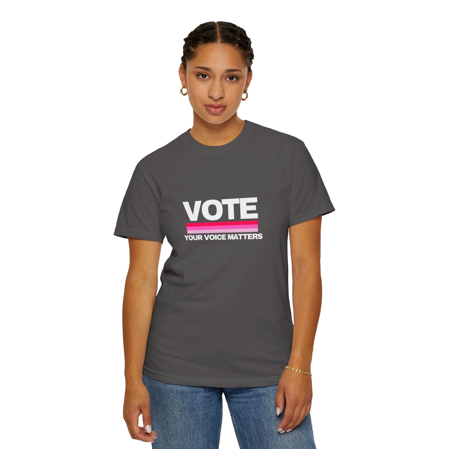 Unisex Garment-Dyed T-shirt | VOTE Your Voice Matters