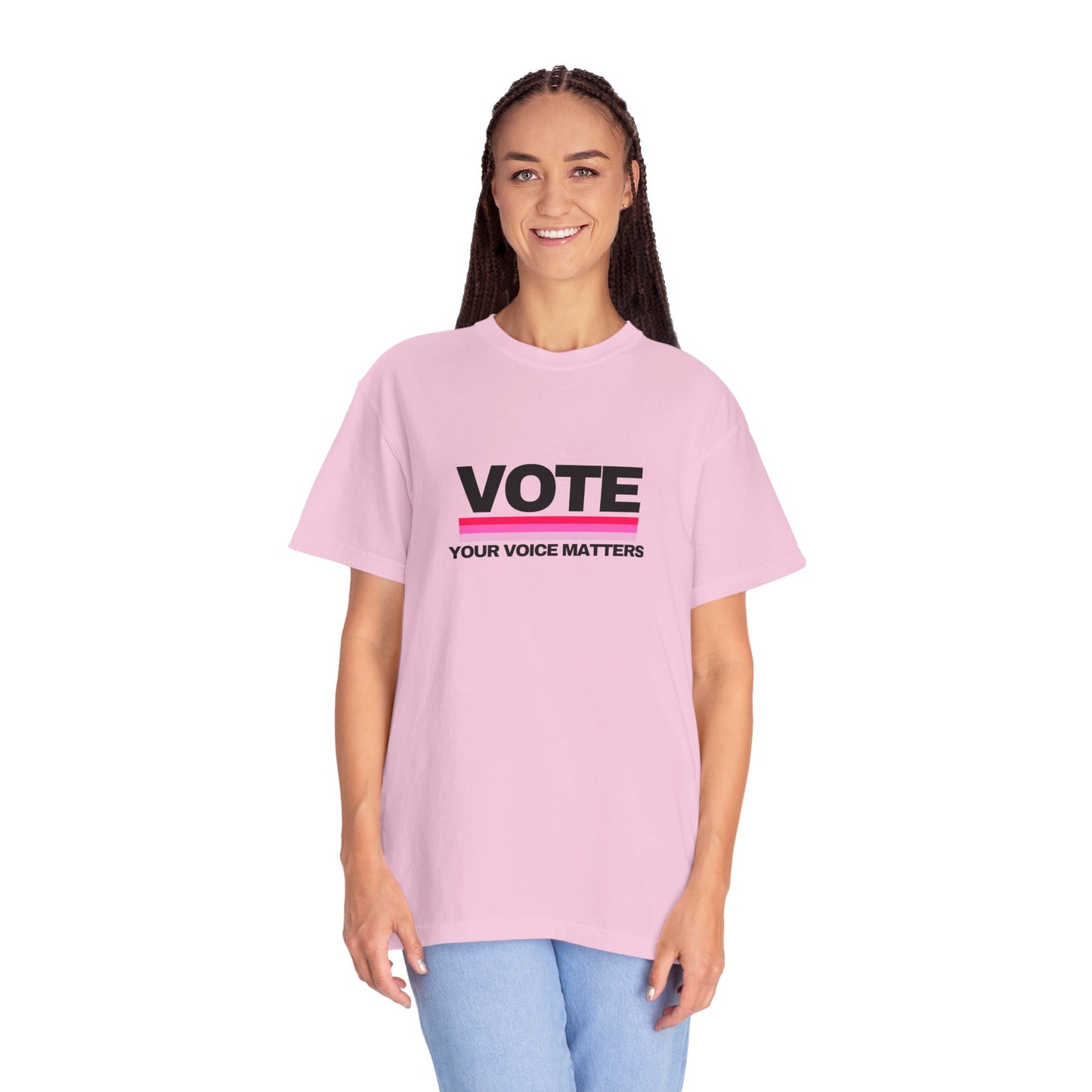 Unisex Garment-Dyed T-shirt | VOTE Your Voice Matters