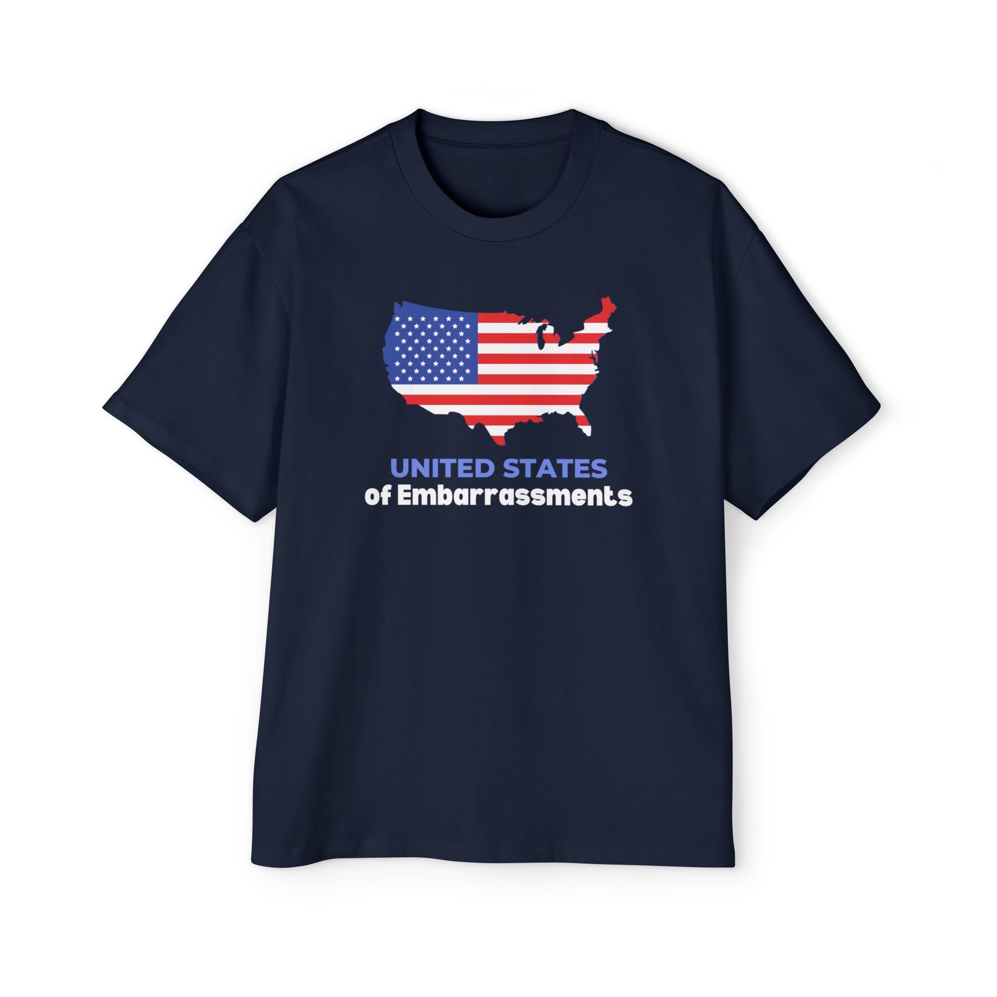 'United States of Embarrassments' | Men's 100% Cotton T-Shirt | Sizes Up To 3XL