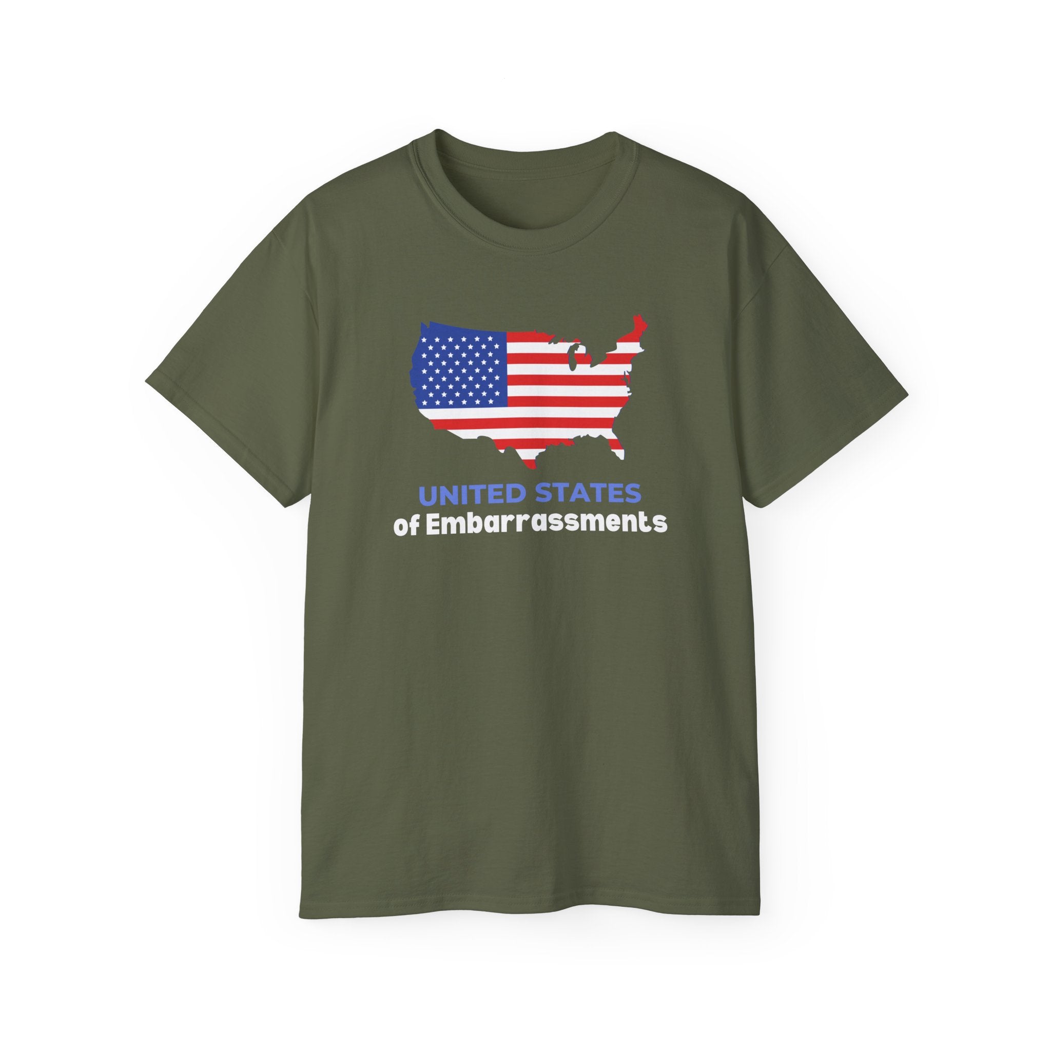 United States of Embarassments | Women's Ulta Cotton T-Shirt | Sizes Up to 5XL
