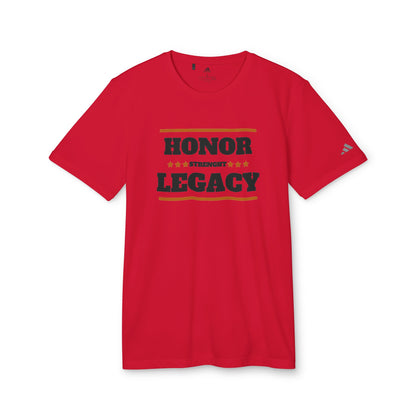 Honor, Strength, Legacy | Adidas® Men's Sport T-Shirt | Sizes Up To 4XL