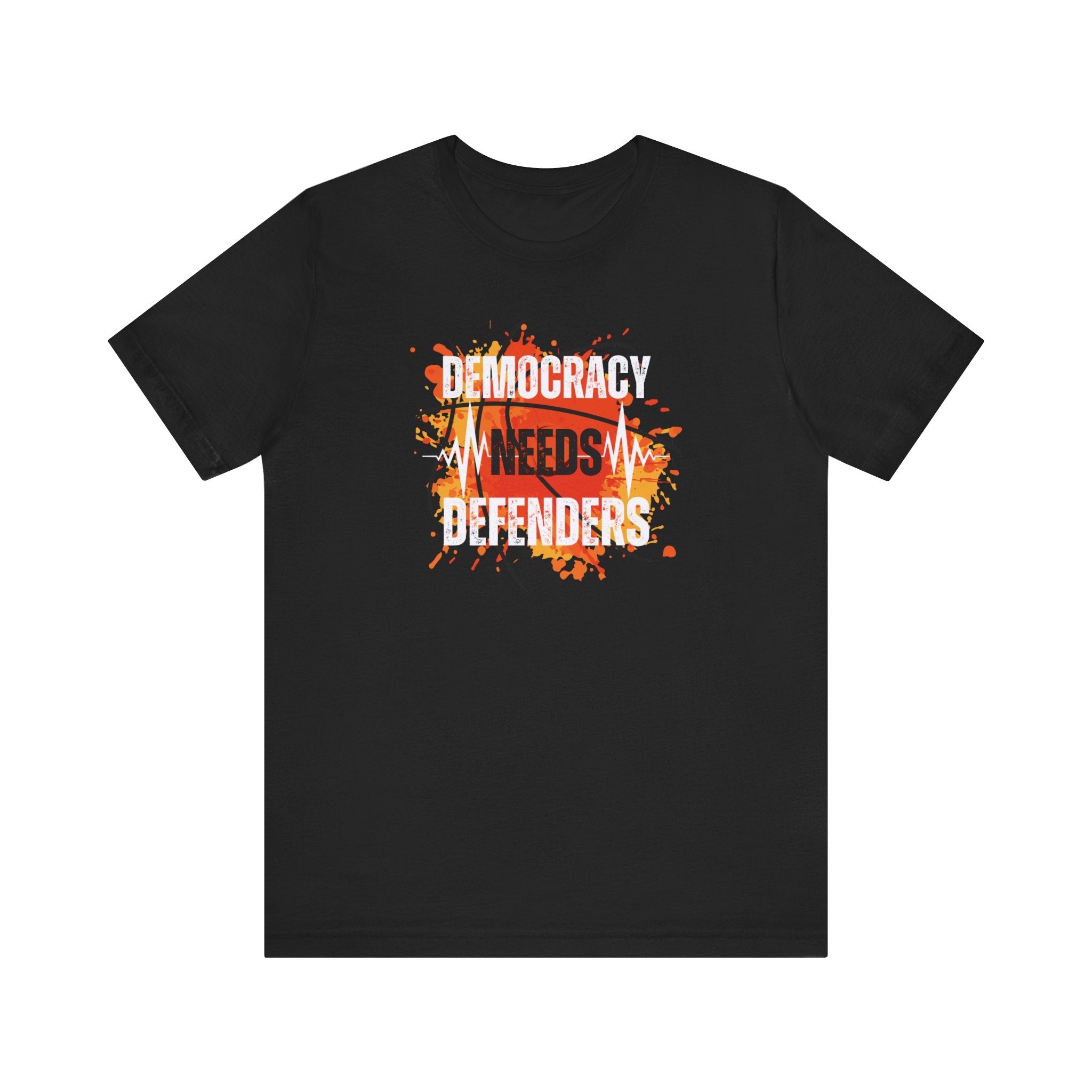 Democracy Needs Defenders | Women's Airlume Cotton T-Shirt | Sizes From XS to 5XL