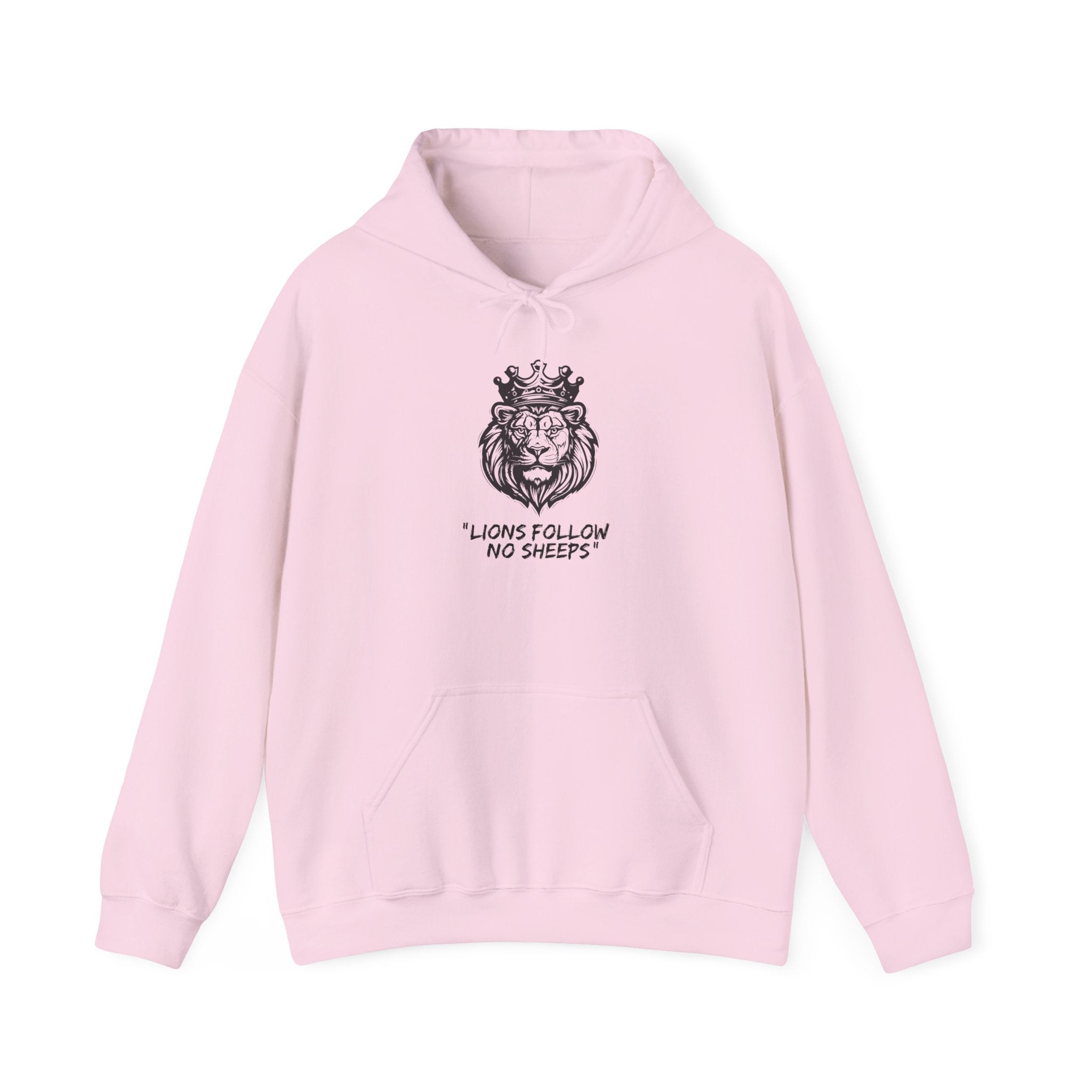 "Lions Follow No Sheeps" | Men's Heavy Blend Hoodie | Sizes Up To 5XL