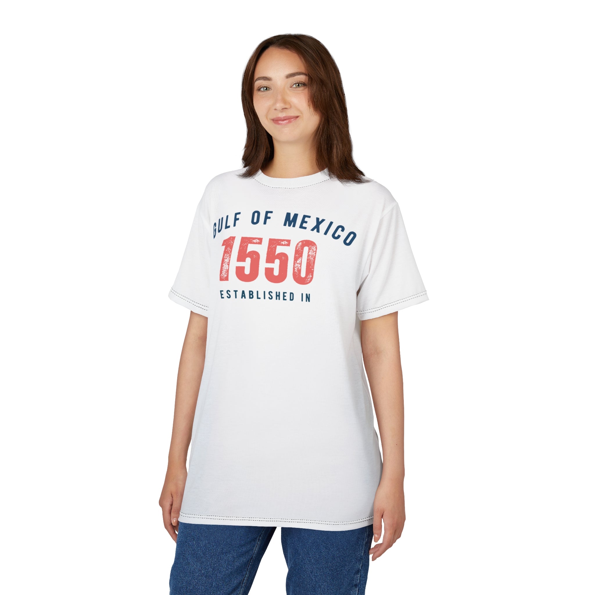 Gulf of Mexico Established in 1550 | Women's Performance T-Shirt | Sizes Up To 3XL
