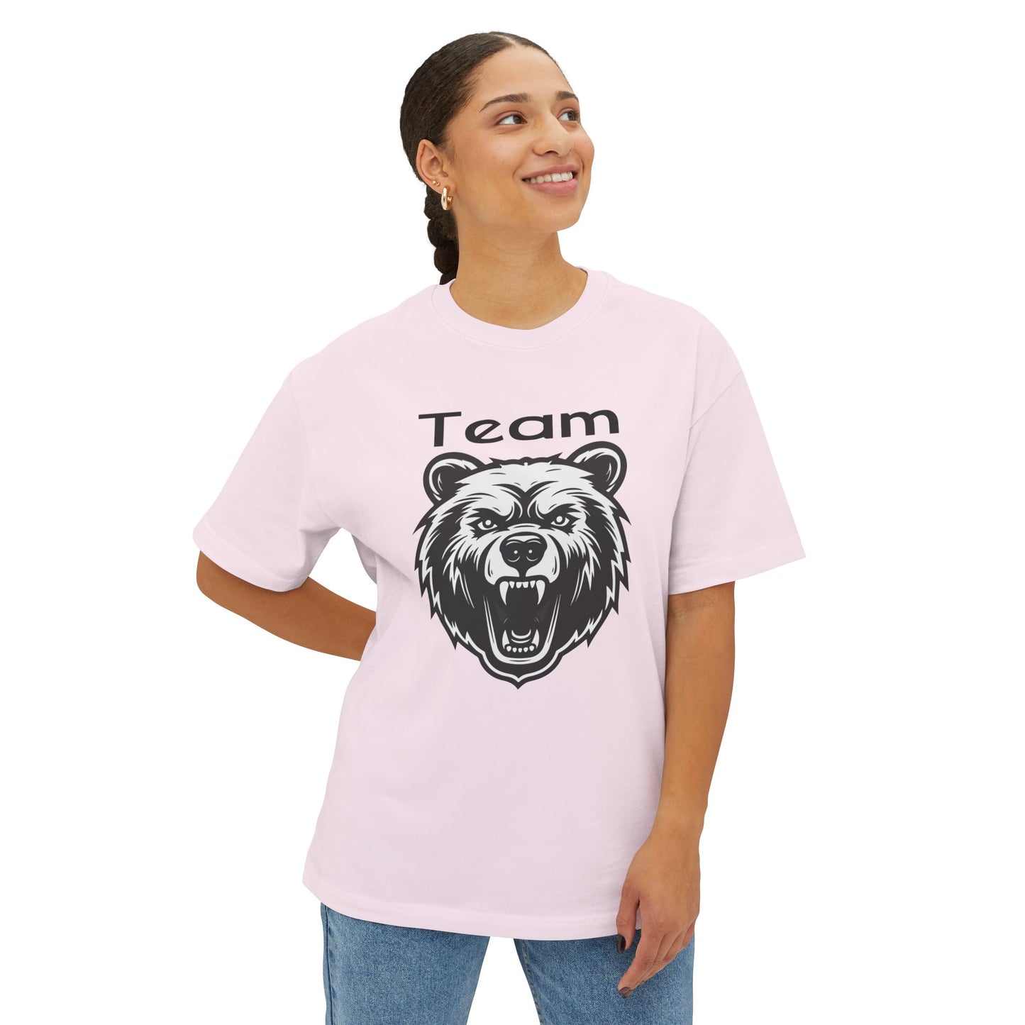 Unisex Oversized Boxy Tee | Team Bear