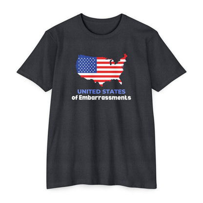 United States of Embarrassments | Men's CVC Jersey T-Shirt | Sizes Up To 4XL