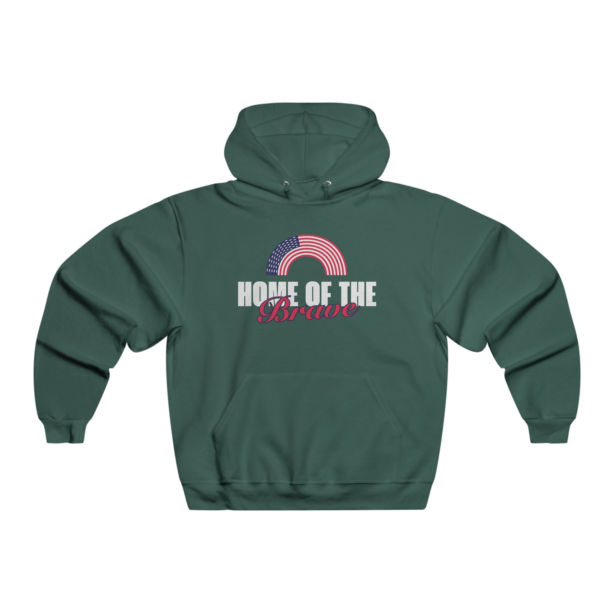 Home of the Brave Hoodie | Men's NUBLEND® Sweatshirt | Sizes Up To 2XL