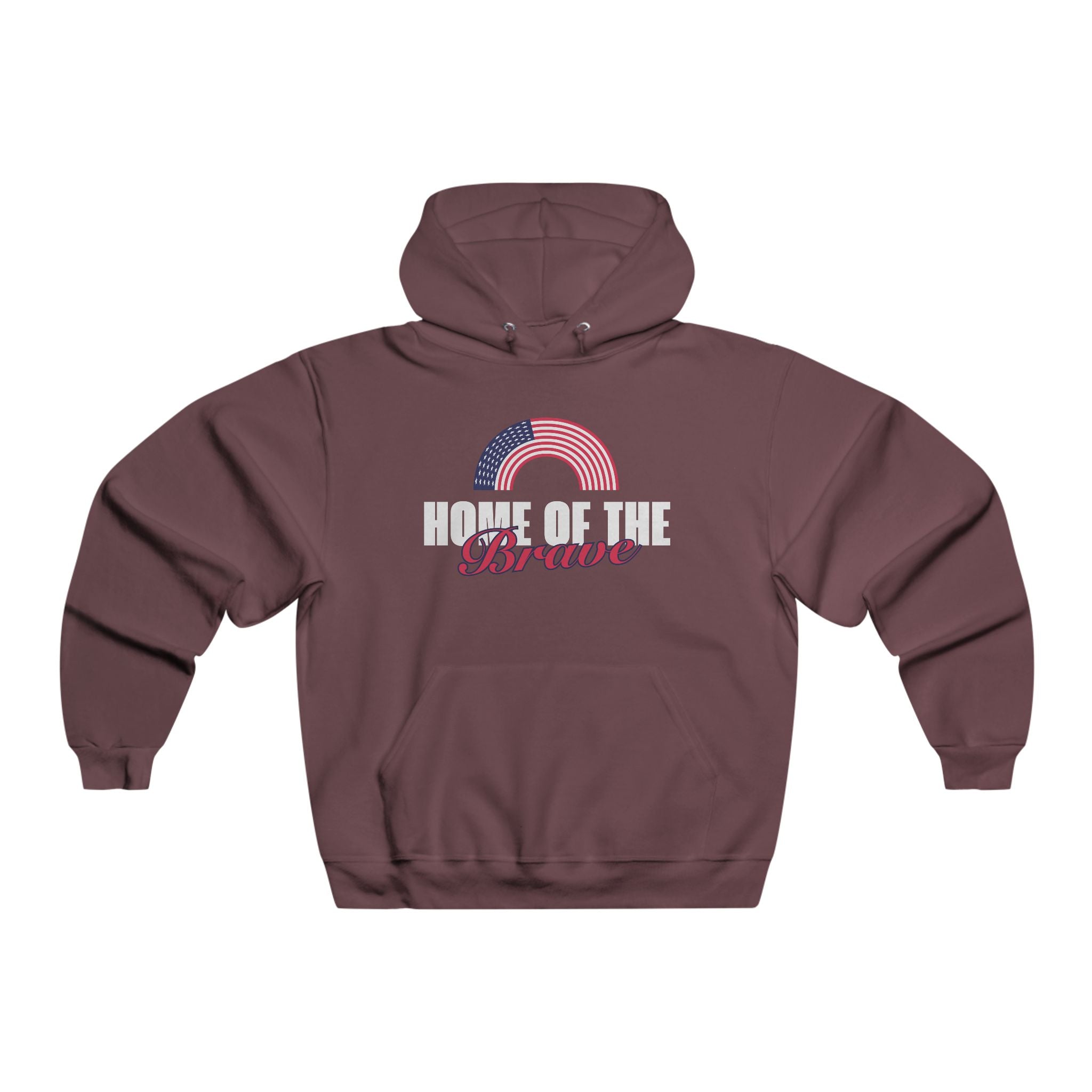 Home of the Brave Hoodie | Men's NUBLEND® Sweatshirt | Sizes Up To 2XL