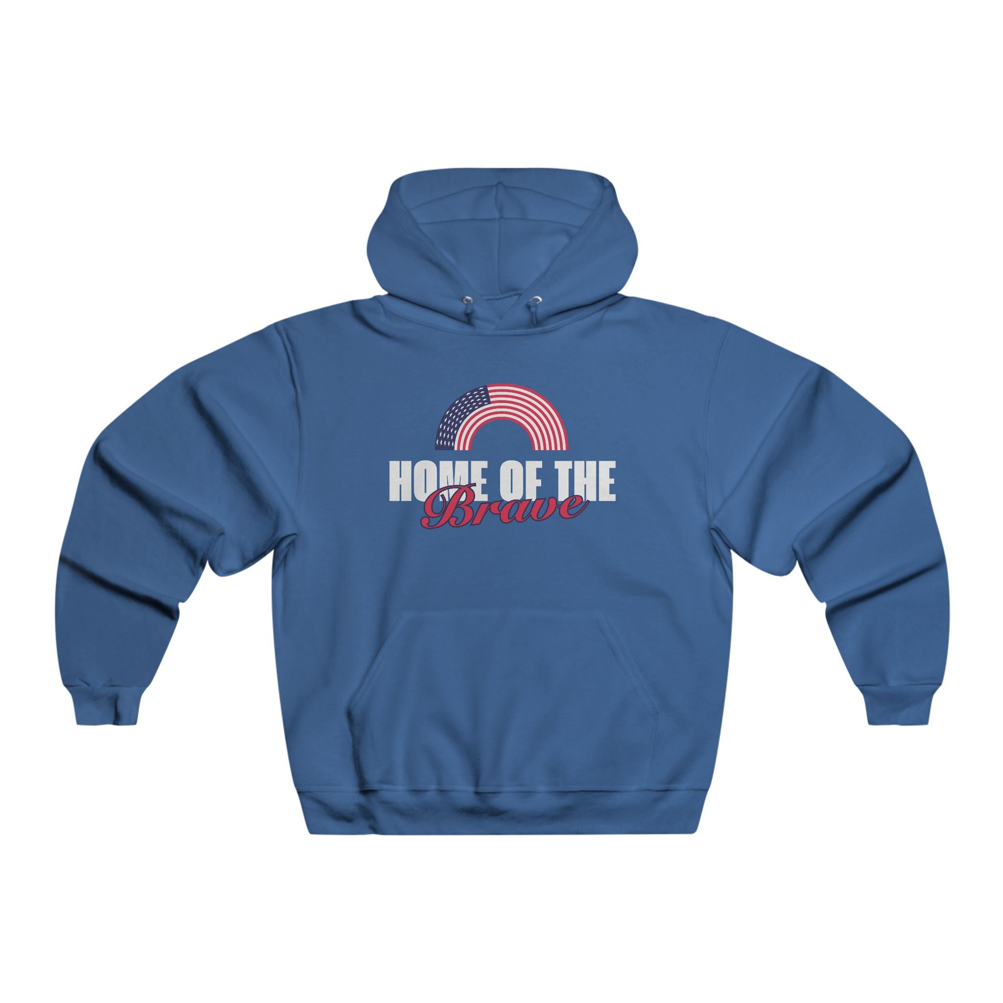 Home of the Brave Hoodie | Men's NUBLEND® Sweatshirt | Sizes Up To 2XL