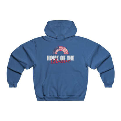 Home of the Brave Hoodie | Men's NUBLEND® Sweatshirt | Sizes Up To 2XL