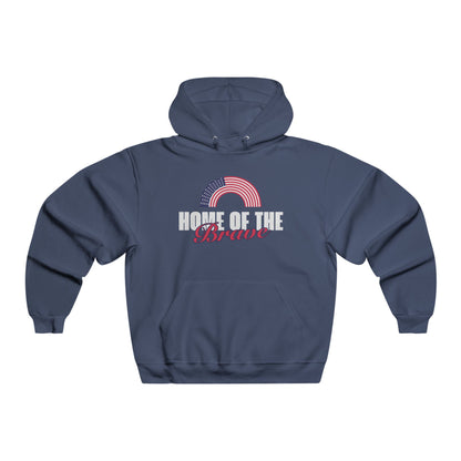 Home of the Brave Hoodie | Men's NUBLEND® Sweatshirt | Sizes Up To 2XL