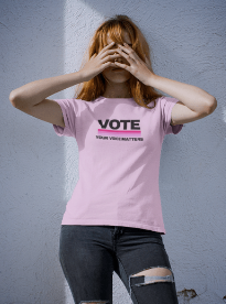 Unisex Garment-Dyed T-shirt | VOTE Your Voice Matters