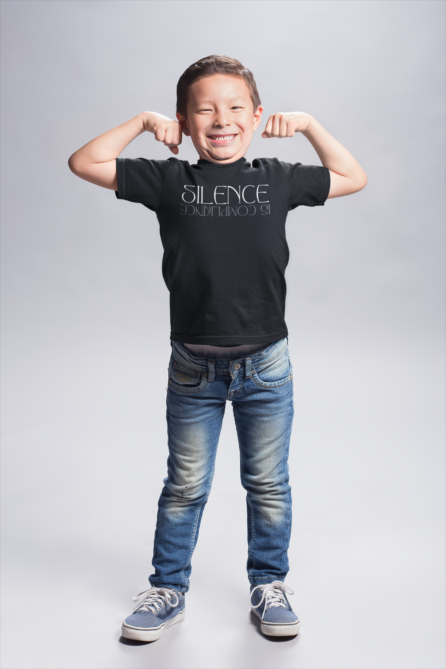 Silence is Compliance | Kids & Teens 100% Organic T-Shirt | Youth Sizes 3 to 14