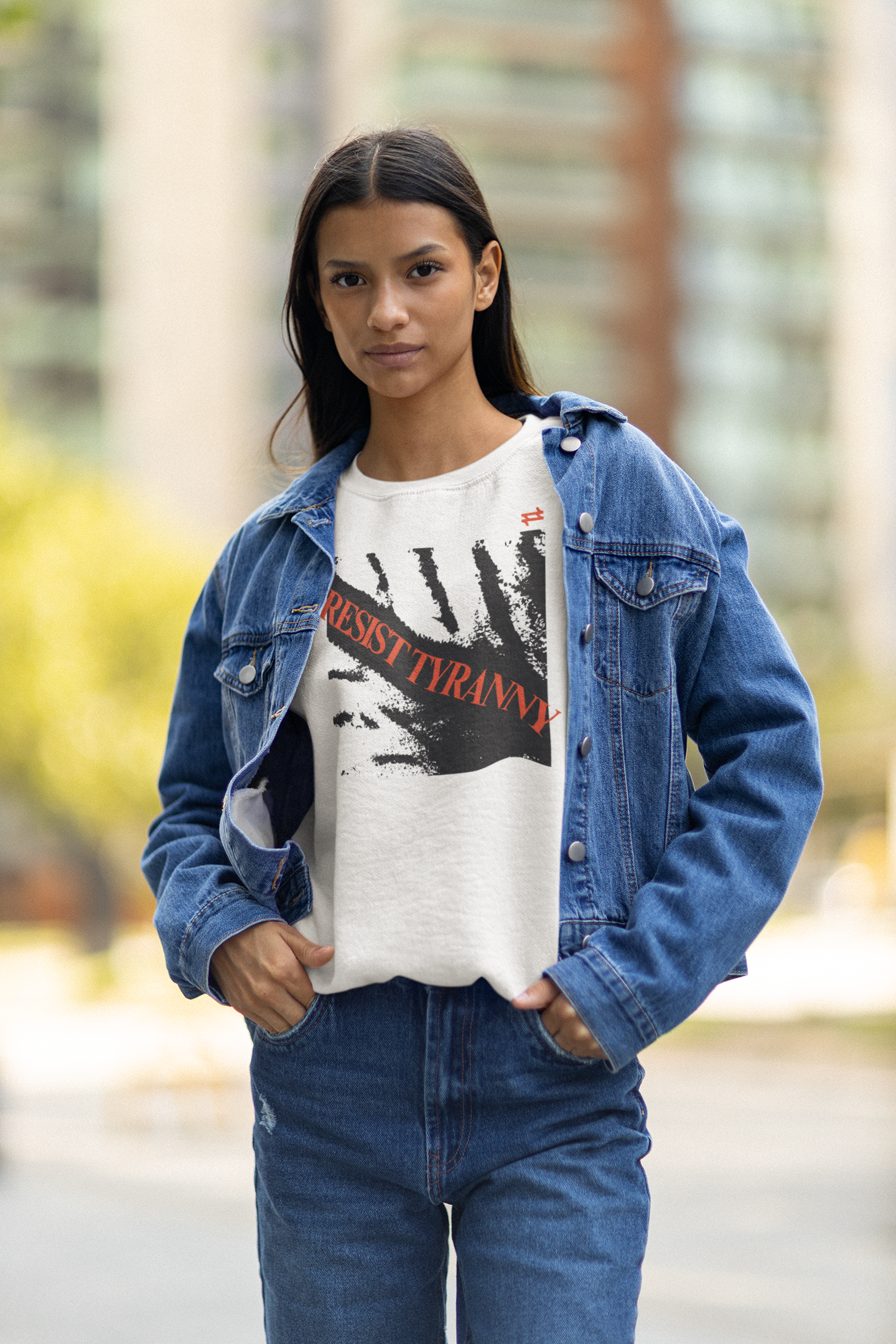 Resist Tyranny | Women's Super Cozy Heavy Blend™ Sweatshirt | Sizes Up To 5XL