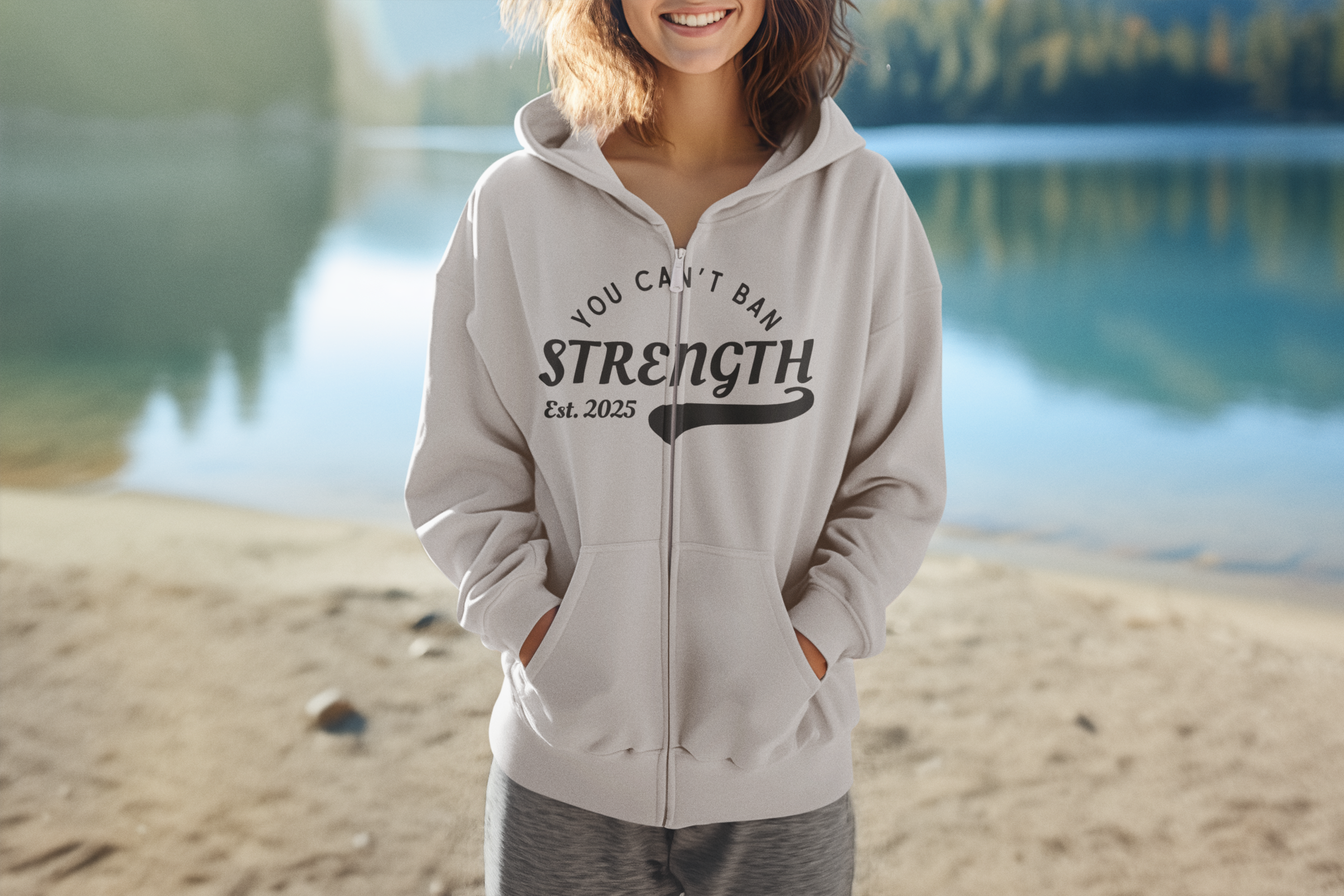 Her Rights, Her Rules | Women’s Cozy Zip Up Hoodie | Sizes From XS to 3XL