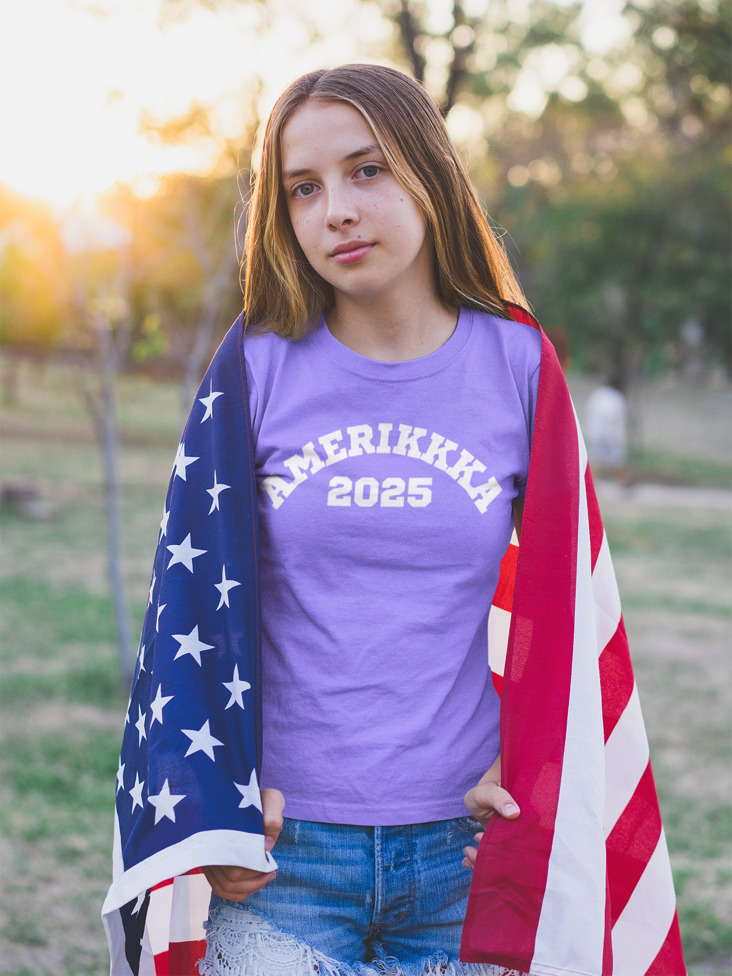AMERIKKKA 2025 | Youth Midweight T-Shirt | Sizes Up To XL