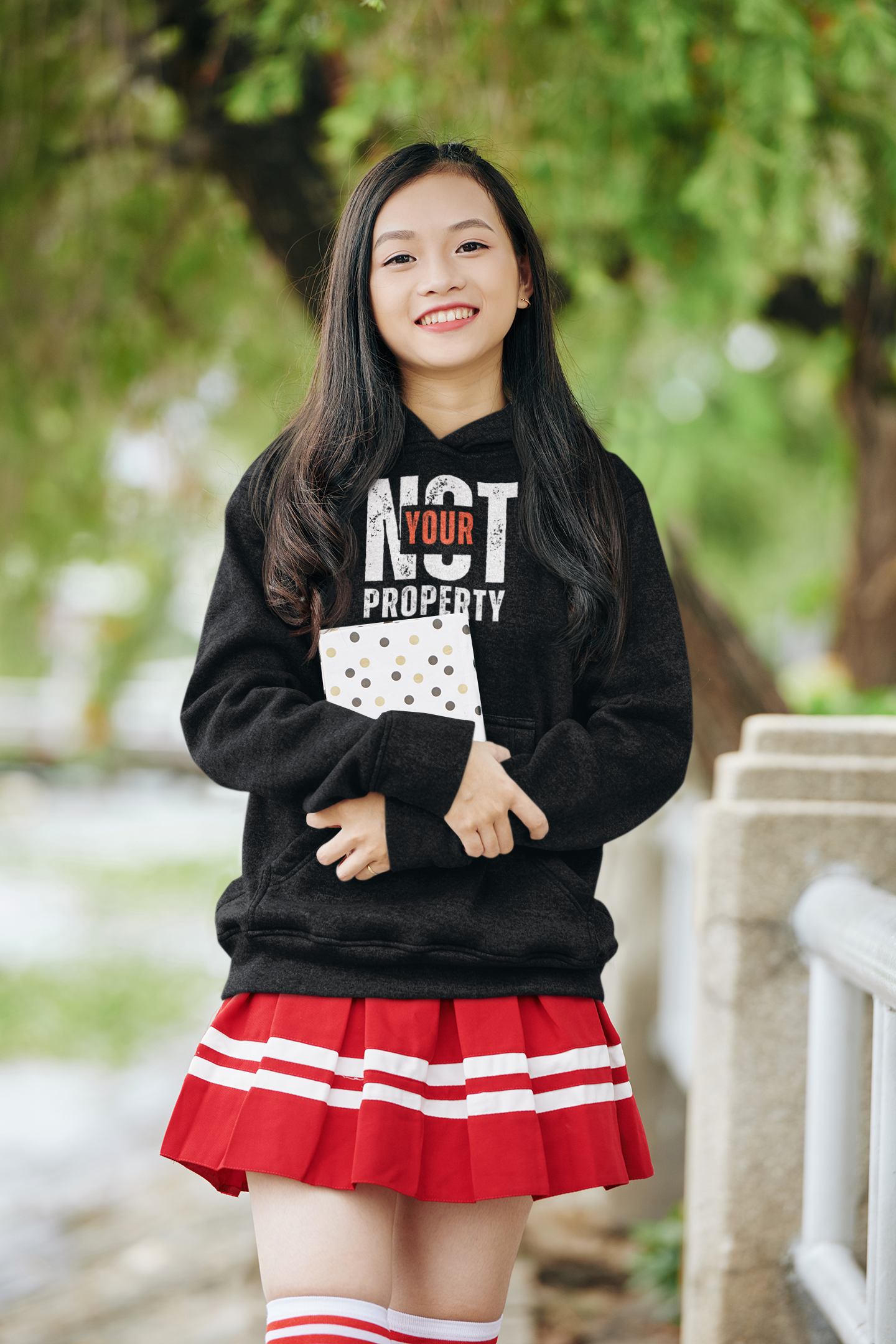 Not Your Property | Girls' & Teens Empowerment Hoodie | Sizes From S to XL