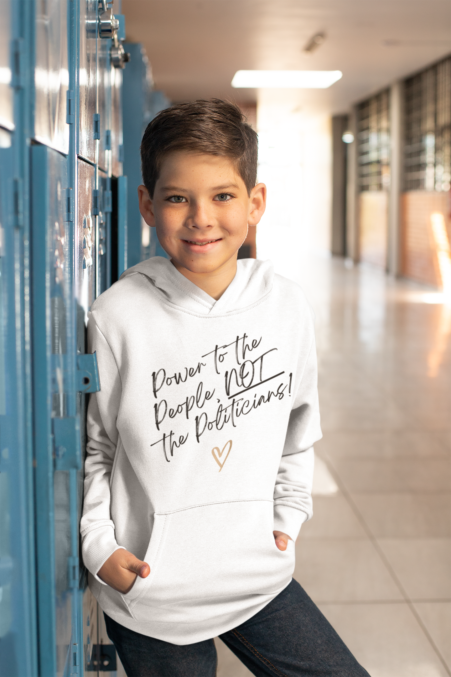 Power to the People, NOT the Politicians! | Youth Super Soft Hoodie | Sizes Up To XL