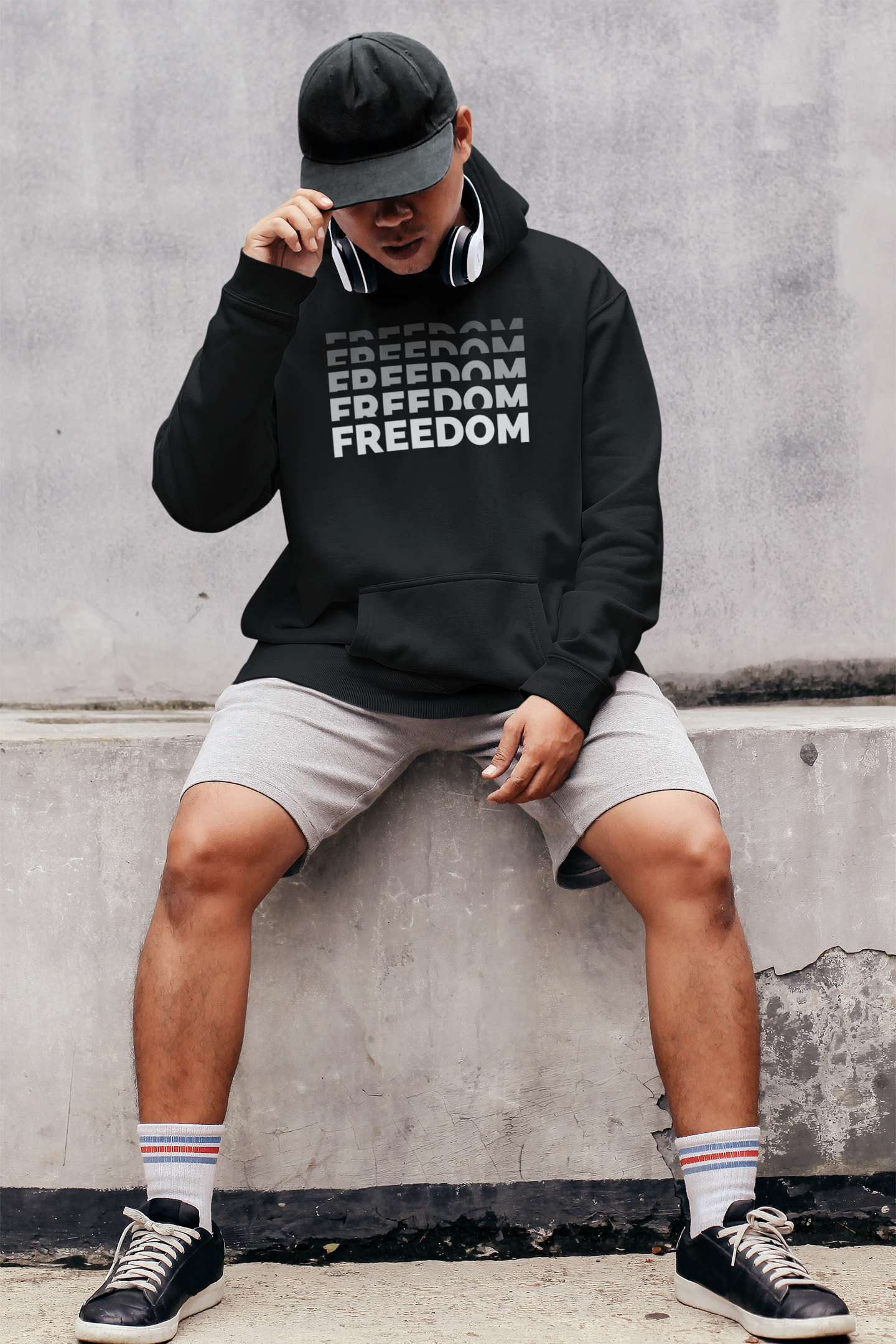 Freedom | Men's Ultra Comfortable Hoodie | Sizes Up To 5XL