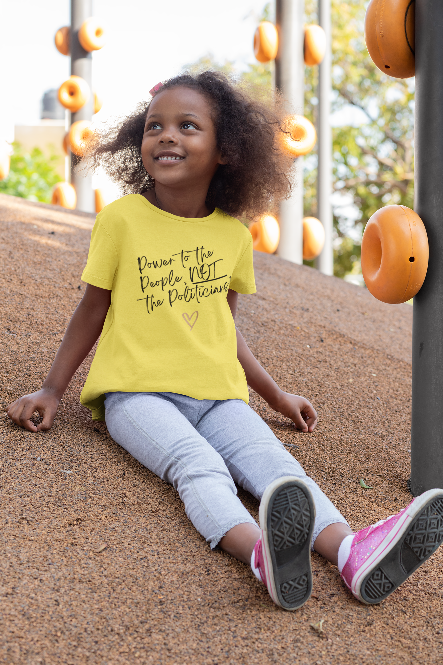 Power to the People | Kids Super Soft 100% Cotton T-Shirt | Sizes XS to XL