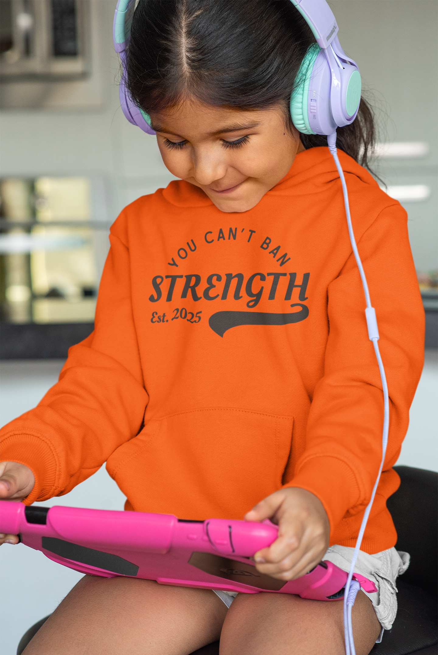 You Can’t Ban Strength | Youth Heavy Blend Hoodie | Sizes Up To XL