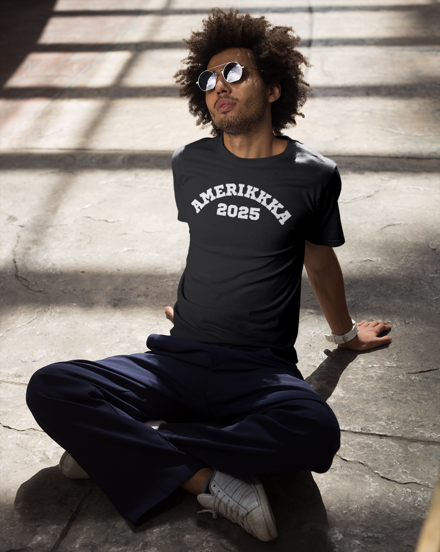 AMERIKKKA 2025 | Men's CVC Jersey T-Shirt | Sizes Up To 4XL