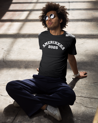 AMERIKKKA 2025 | Men's CVC Jersey T-Shirt | Sizes Up To 4XL