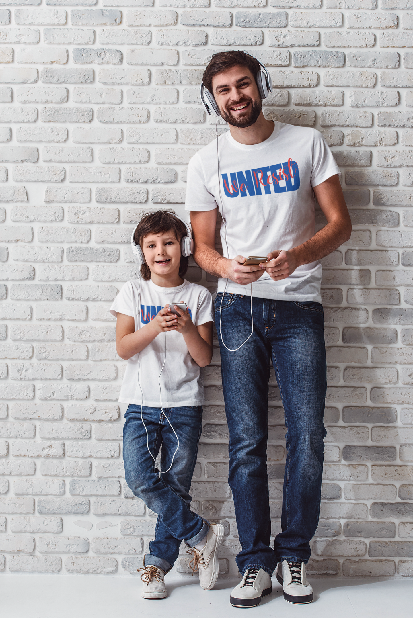 United We Resist | Men’s CVC Jersey T-Shirt | Sizes Up To 4XL