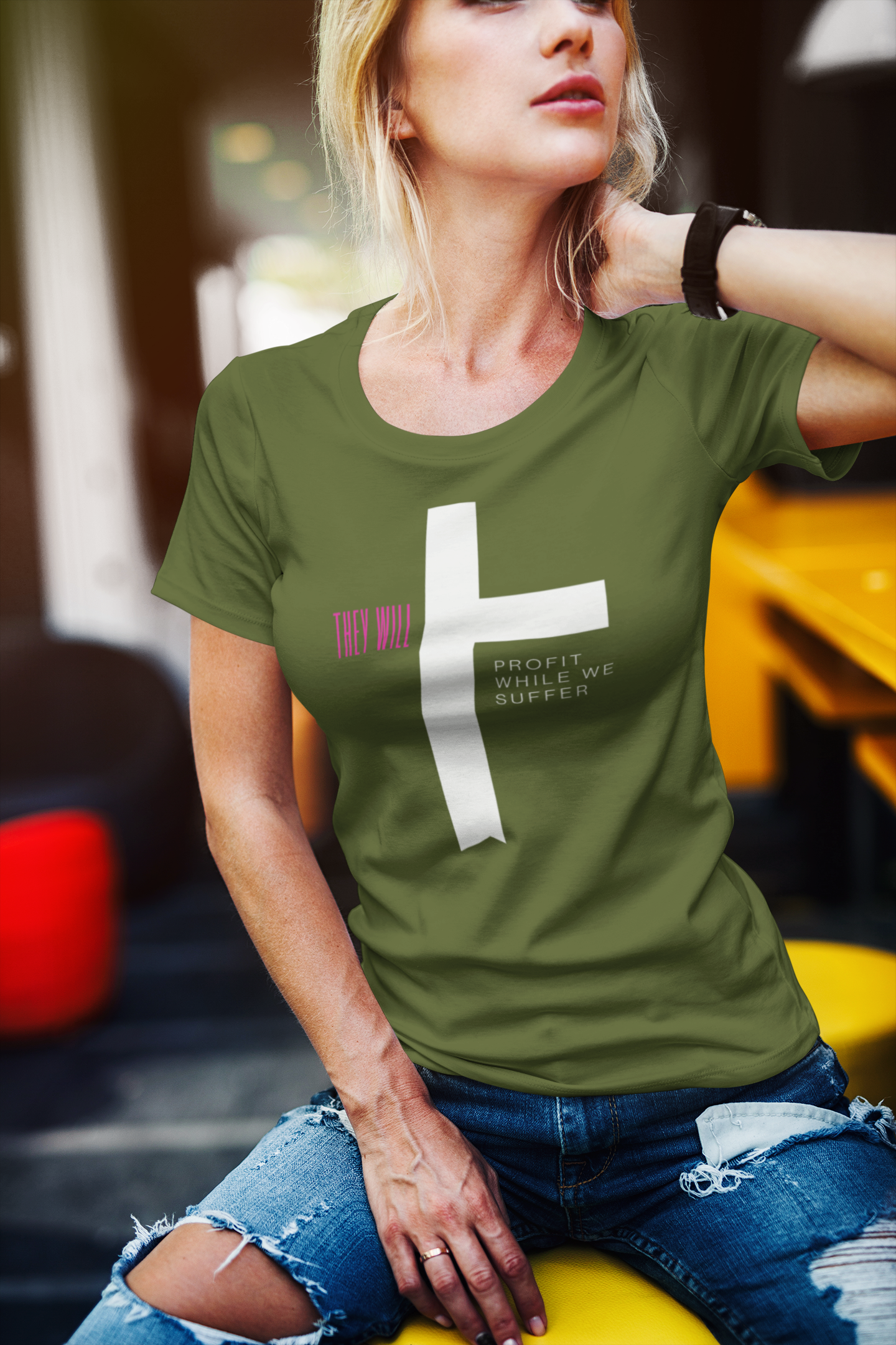 They Will Profit While We Suffer | Women’s 100% USA Cotton T-Shirt |  | Sizes S To 4XL