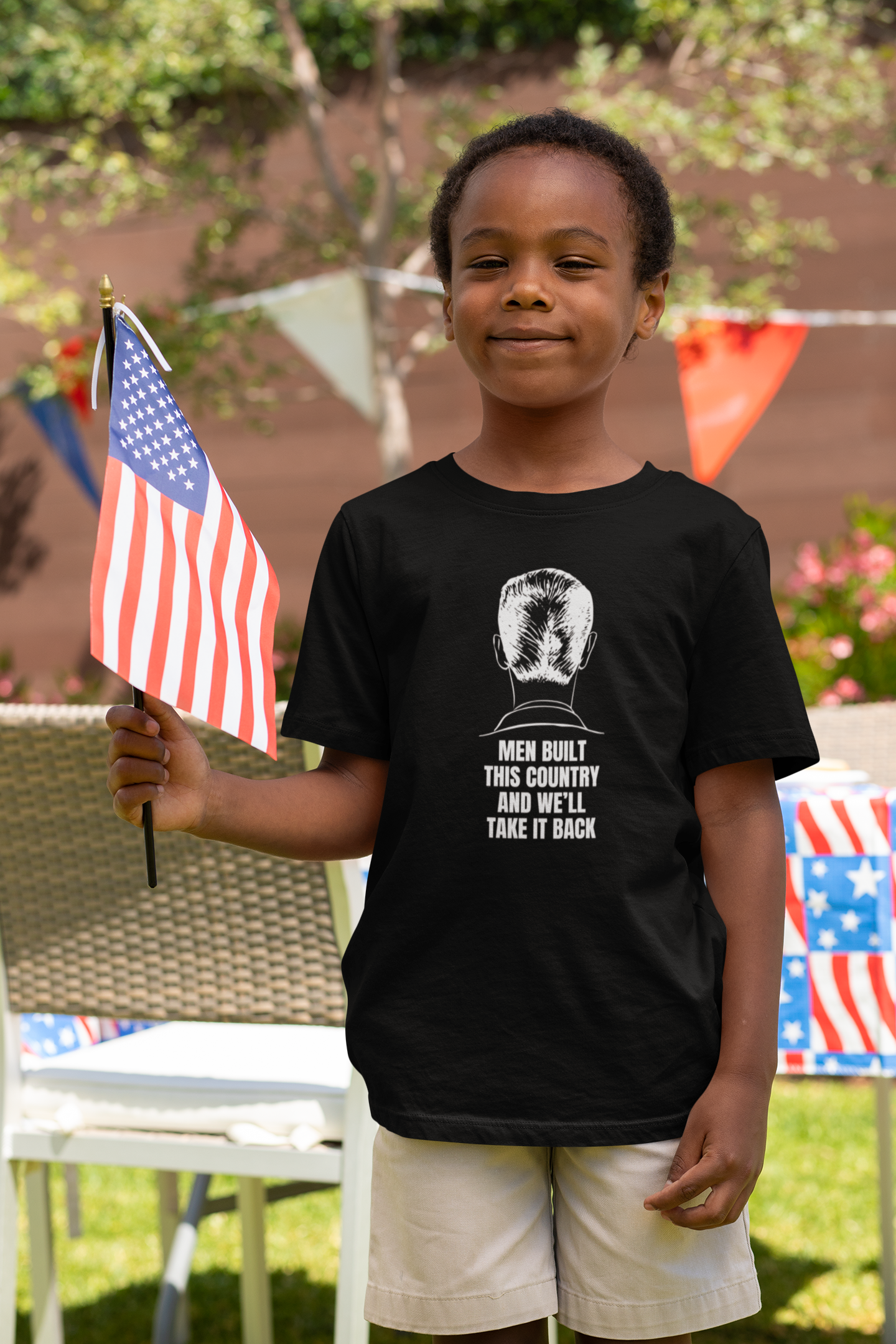 Men Built This Country | Kids Softstyle T-Shirt | Young Leaders | Sizes Up To XL