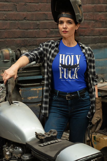 WHAT DA? HOLY F*CK What Have We Got Here? | Women's Heavy Cotton T-Shirt | Sizes Up To 5XL