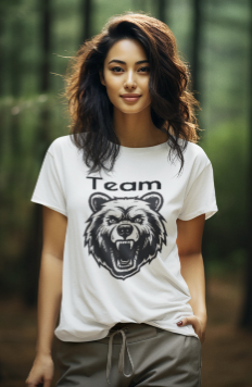 Unisex Oversized Boxy Tee | Team Bear