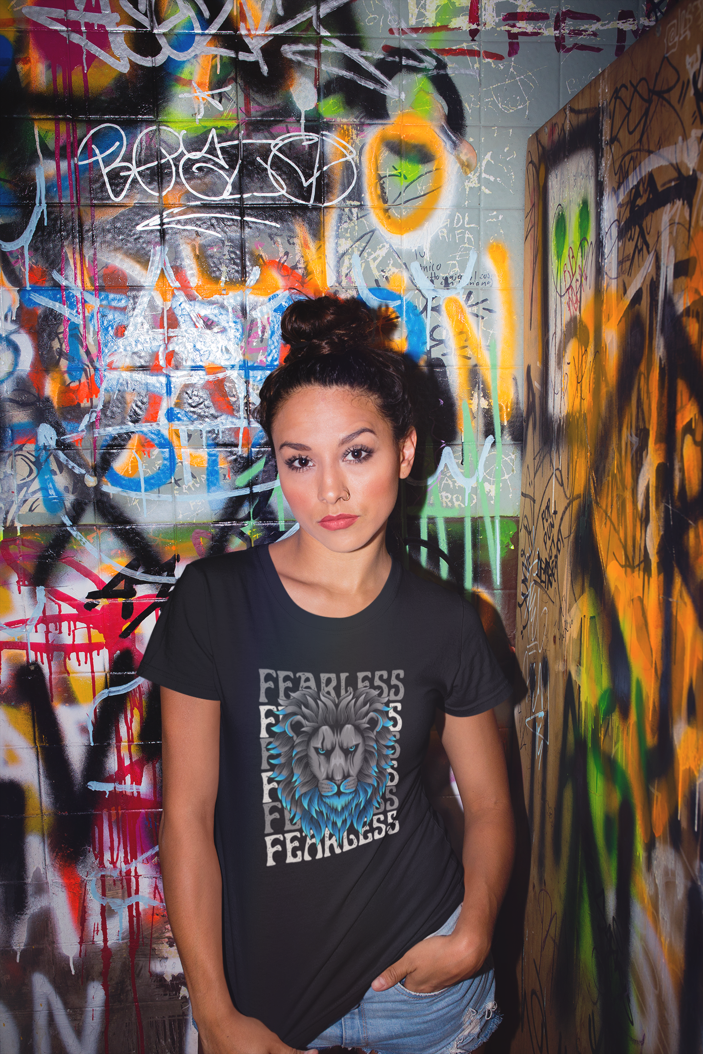 Fearless | Women's Heavy Cotton T-Shirt | Sizes Up To 5XL